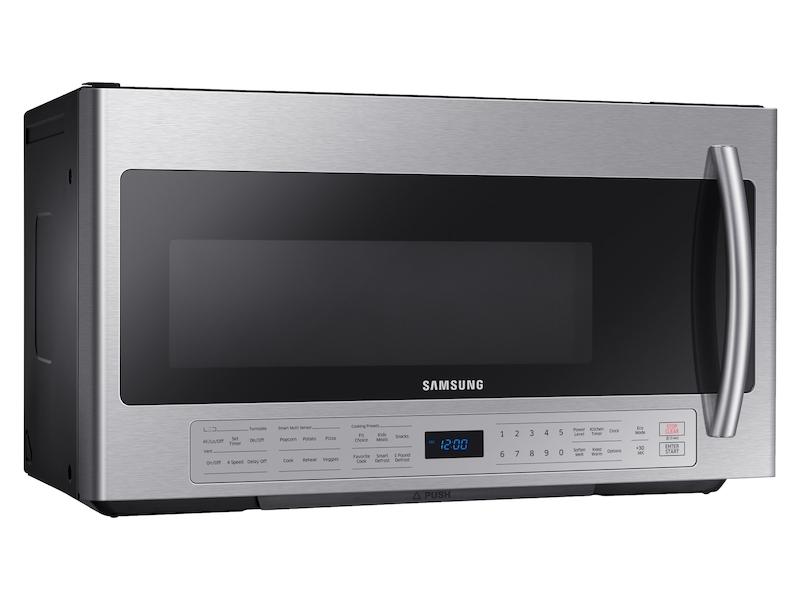 Samsung ME21K6000AS 2.1 cu. ft. Over The Range Microwave with Ceramic Enamel Interior