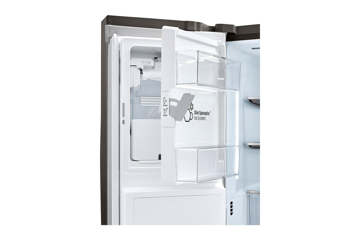 Lg LRMXC2206D 22 cu. ft. Smart Counter Depth Double Freezer Refrigerator with Craft Ice™