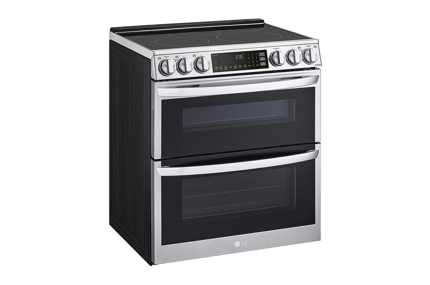 Lg LTEL7337F 7.3 cu. ft. Smart Electric Double Oven Slide-in Range with InstaView®, ProBake® Convection, Air Fry, and Air Sous Vide