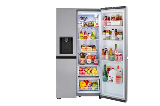 Lg 27 cu. ft. Side-by-Side Refrigerator with Smooth Touch Ice Dispenser