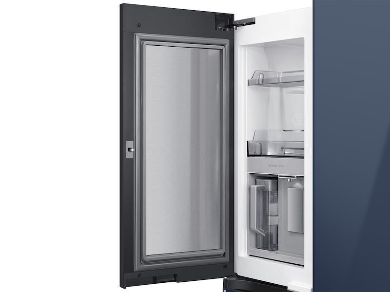 Bespoke Counter Depth 4-Door Flex™ Refrigerator (23 cu. ft.) in Navy Glass