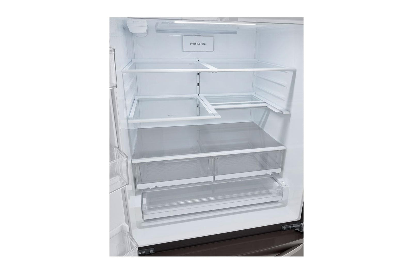 Lg LRMXC2206D 22 cu. ft. Smart Counter Depth Double Freezer Refrigerator with Craft Ice™