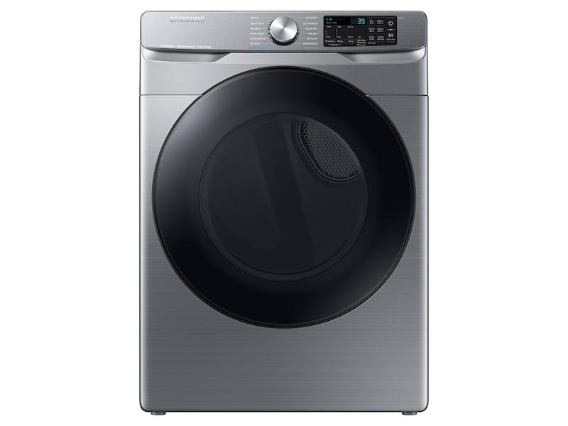 Samsung 7.5 cu. ft. Smart Gas Dryer with Steam Sanitize  in Platinum