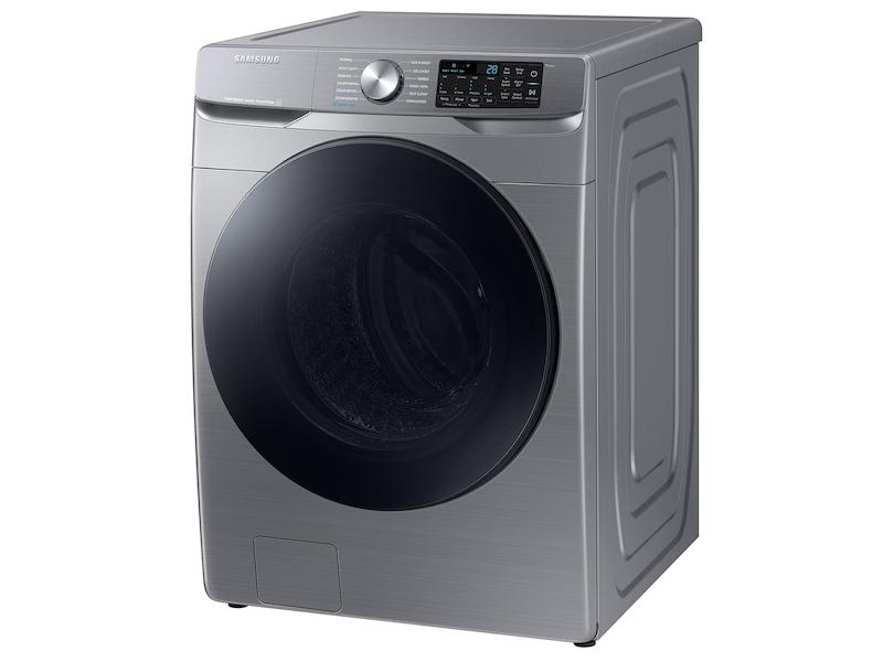 Samsung 4.5 cu. ft. Large Capacity Smart Front Load Washer with Super Speed Wash in Platinum