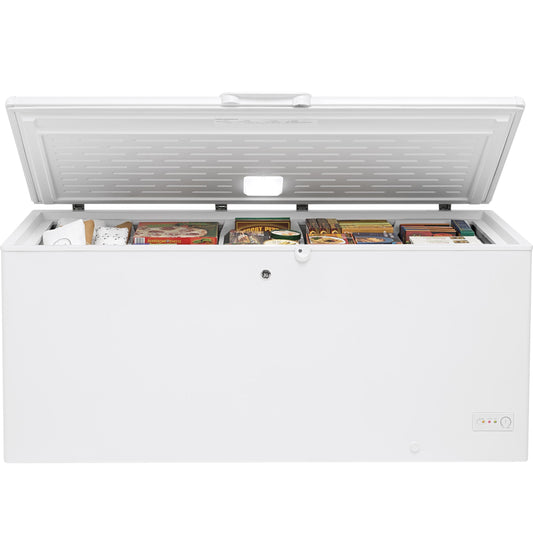 FCM22DLWW GE® ENERGY STAR® 21.7 Cu. Ft. Manual Defrost Chest Freezer