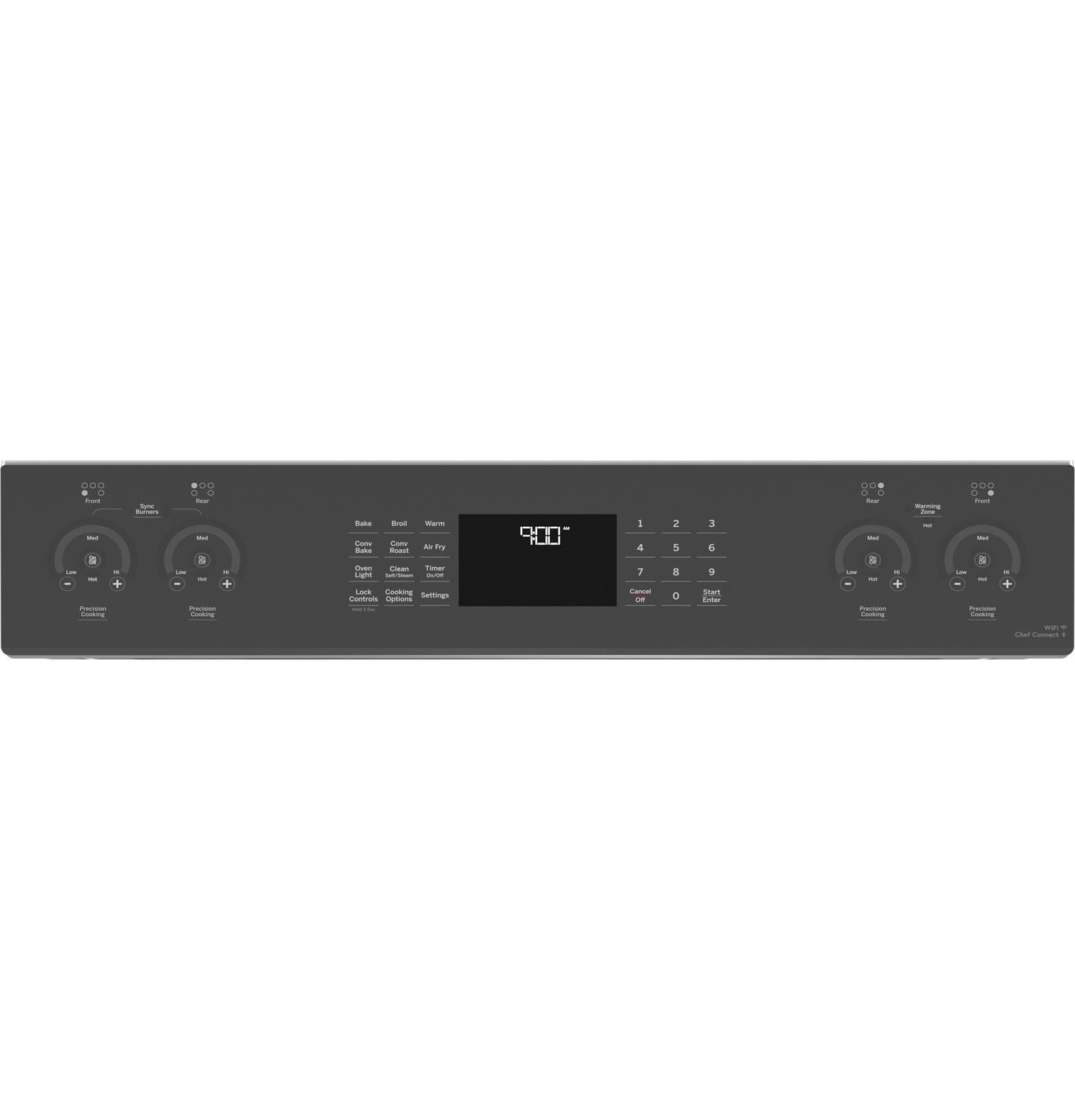 PHS930YPFS GE Profile™ 30" Smart Slide-In Fingerprint Resistant Front-Control Induction and Convection Range with No Preheat Air Fry