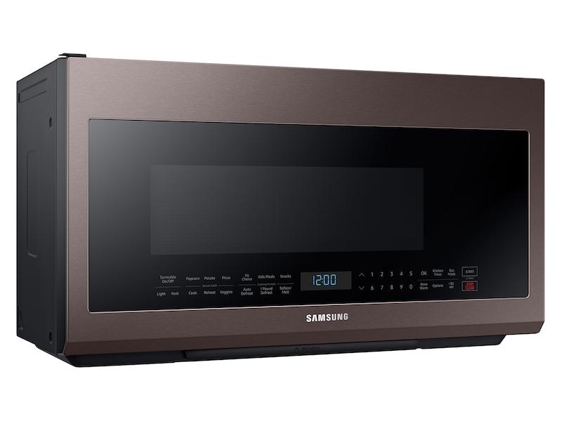 Bespoke Over-the-Range Microwave 2.1 cu. ft. with Sensor Cooking in Fingerprint Resistant Tuscan Stainless Steel