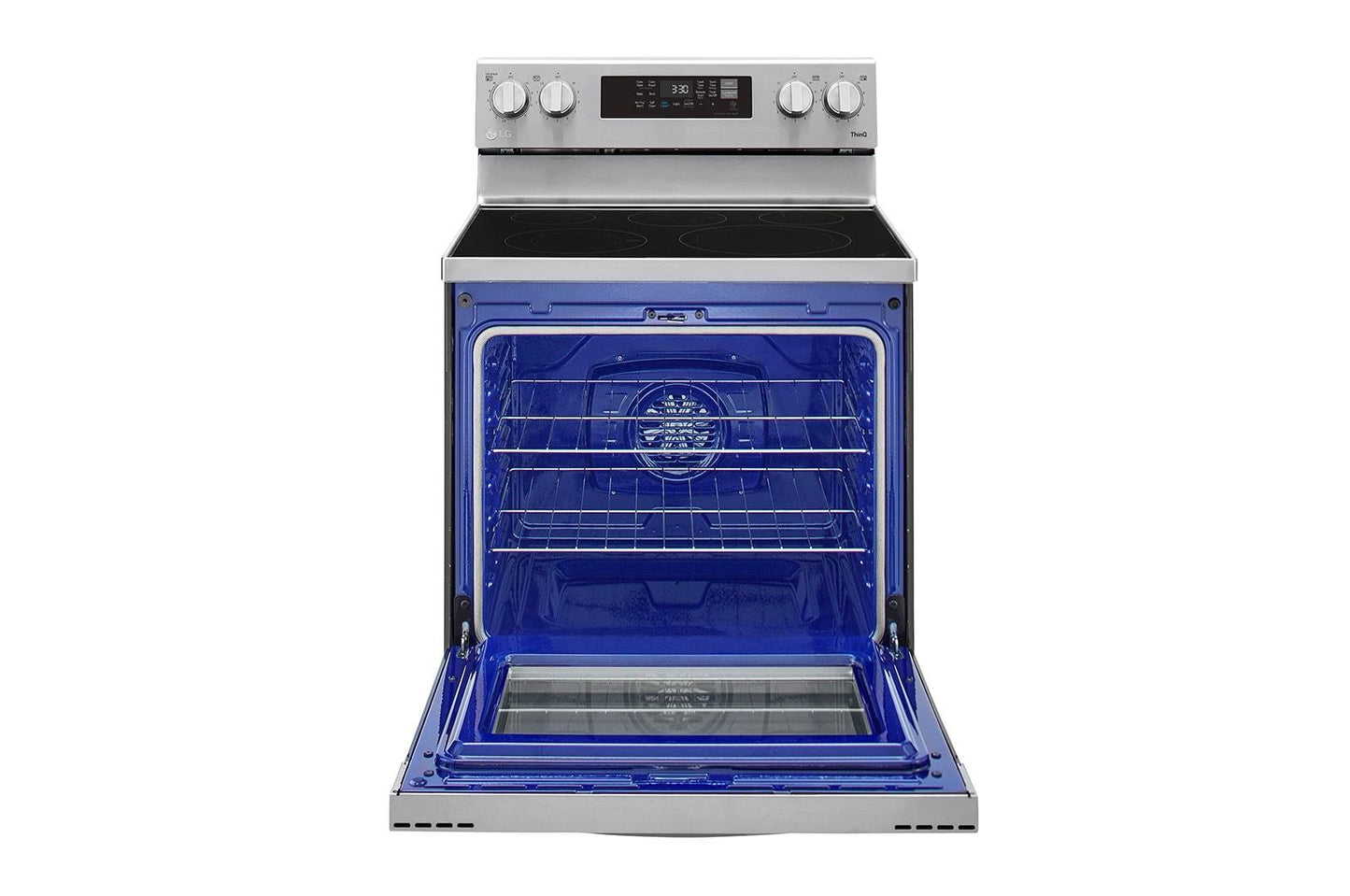 Lg LREL6323S 6.3 cu. ft. Smart Wi-Fi Enabled Fan Convection Electric Range with Air Fry & EasyClean®
