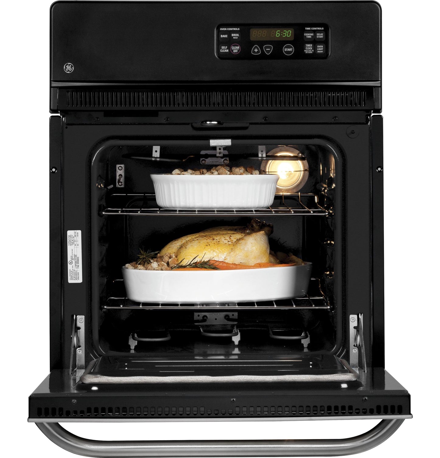 JRP20SKSS GE® 24" Electric Single Self-Cleaning Wall Oven