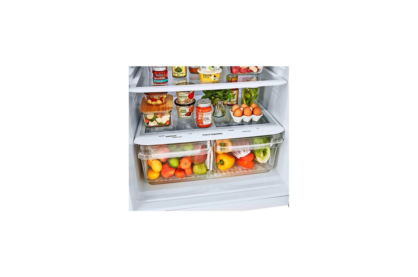 Lg LRTLS2403S 24 cu. ft. 33 Inch Wide Top Freezer Refrigerator - Stainless Steel