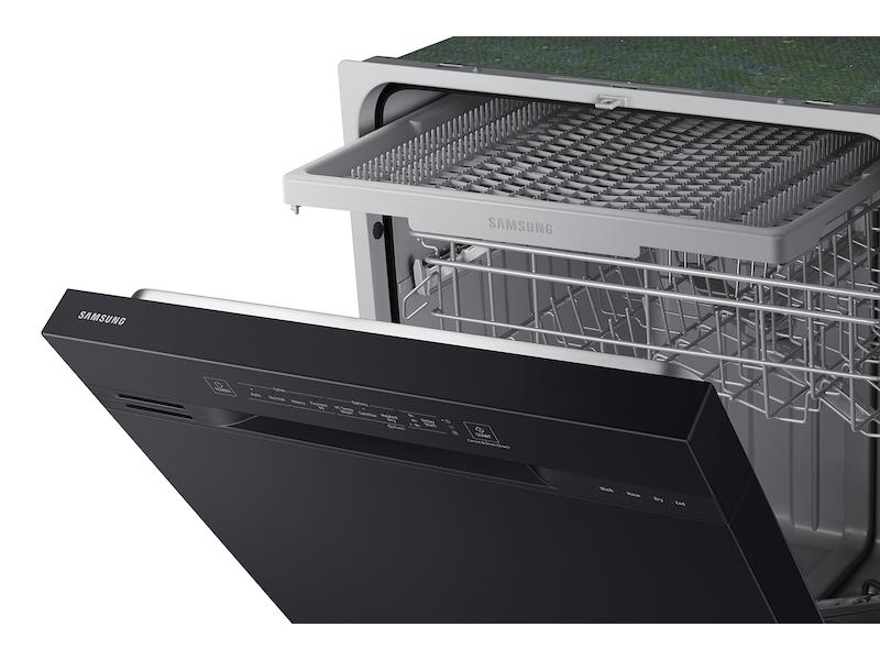 Front Control 51 dBA Dishwasher with Hybrid Interior in Black