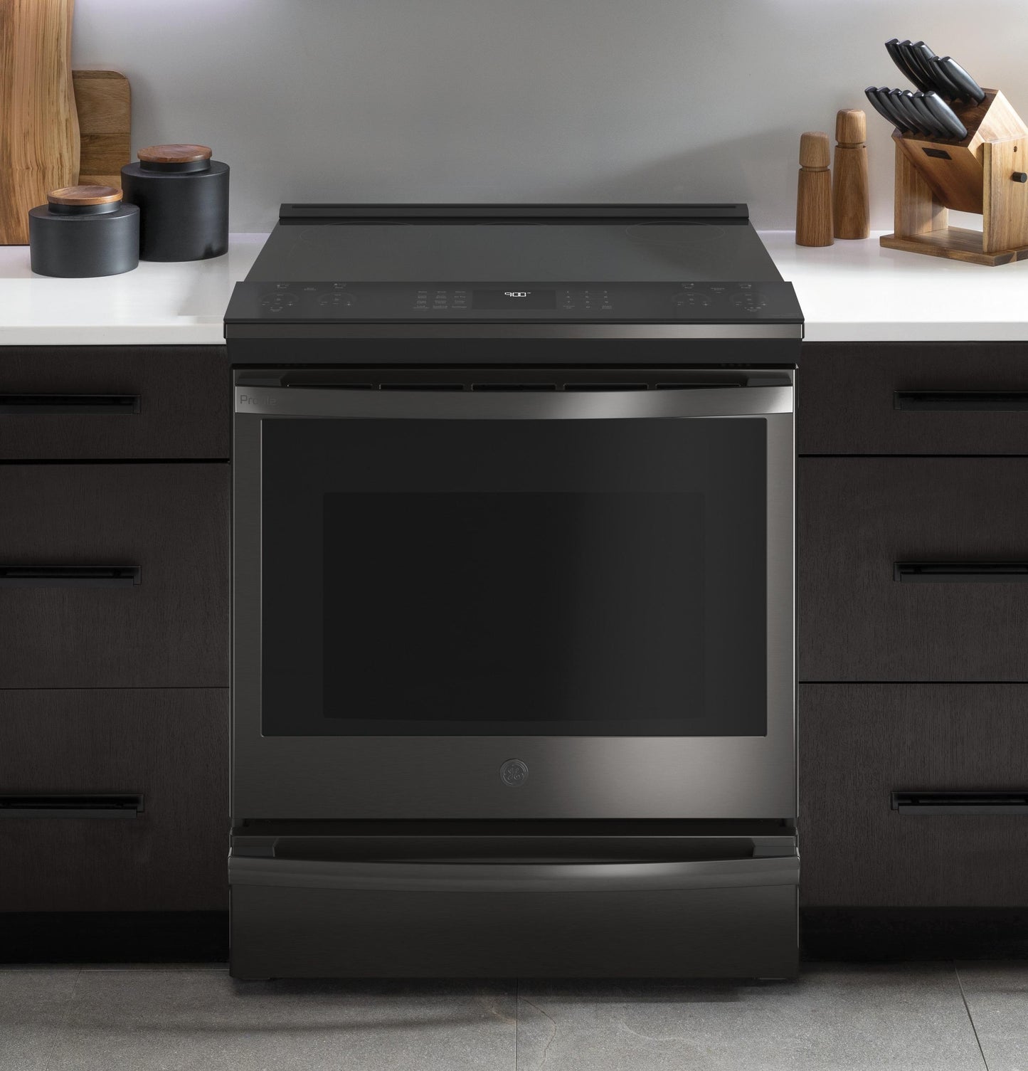 PSS93BPTS GE Profile™ 30" Smart Slide-In Electric Convection Range with No Preheat Air Fry
