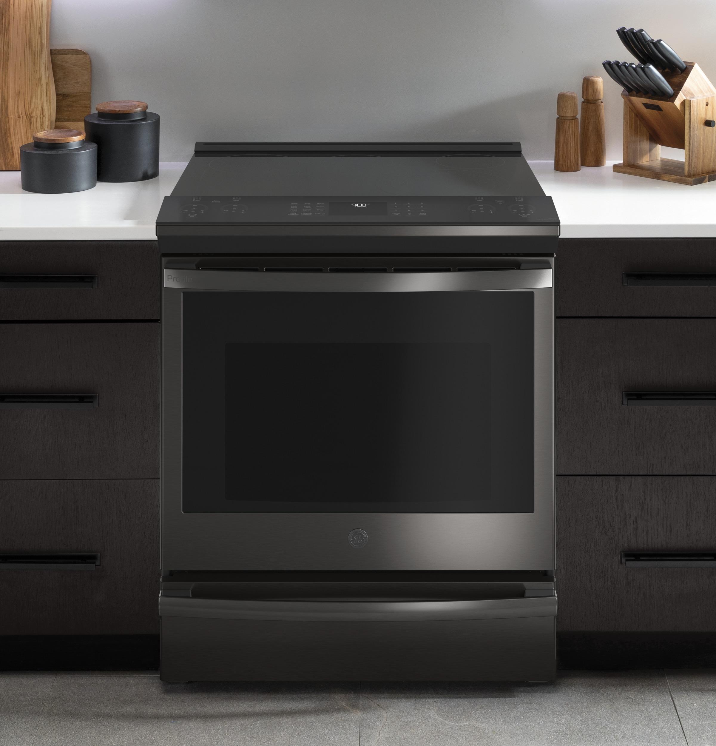 PSS93BPTS GE Profile™ 30" Smart Slide-In Electric Convection Range with No Preheat Air Fry