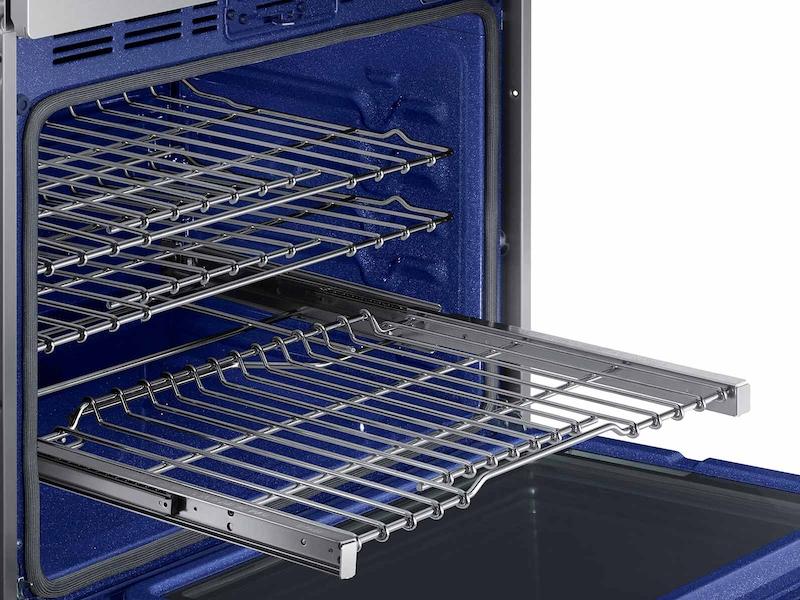 Samsung NQ70M6650DS 30" Smart Microwave Combination Wall Oven with Steam Cook in Stainless Steel