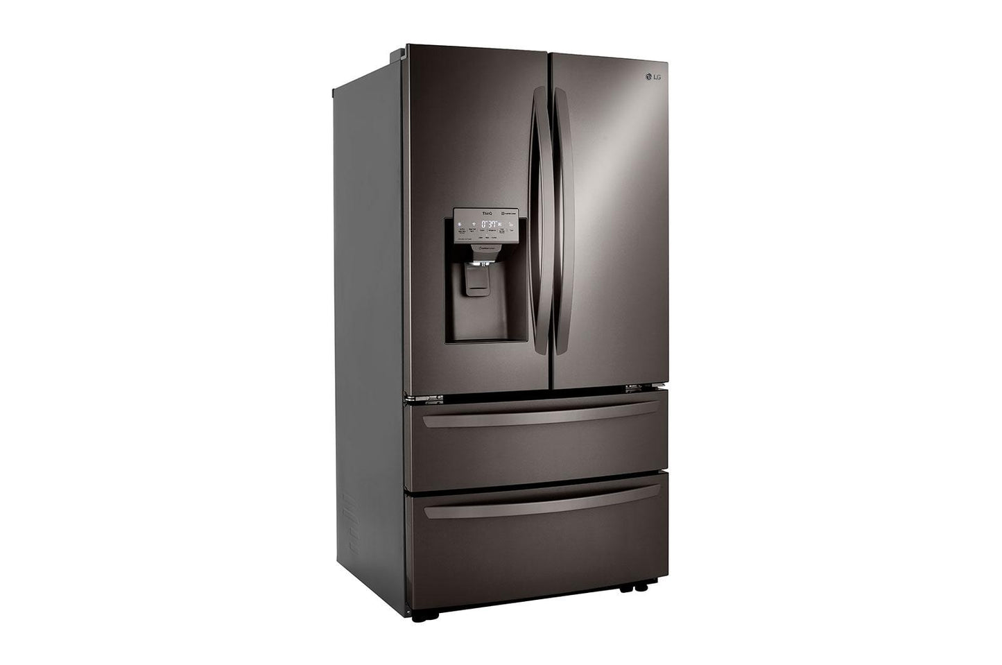 Lg LRMXC2206D 22 cu. ft. Smart Counter Depth Double Freezer Refrigerator with Craft Ice™