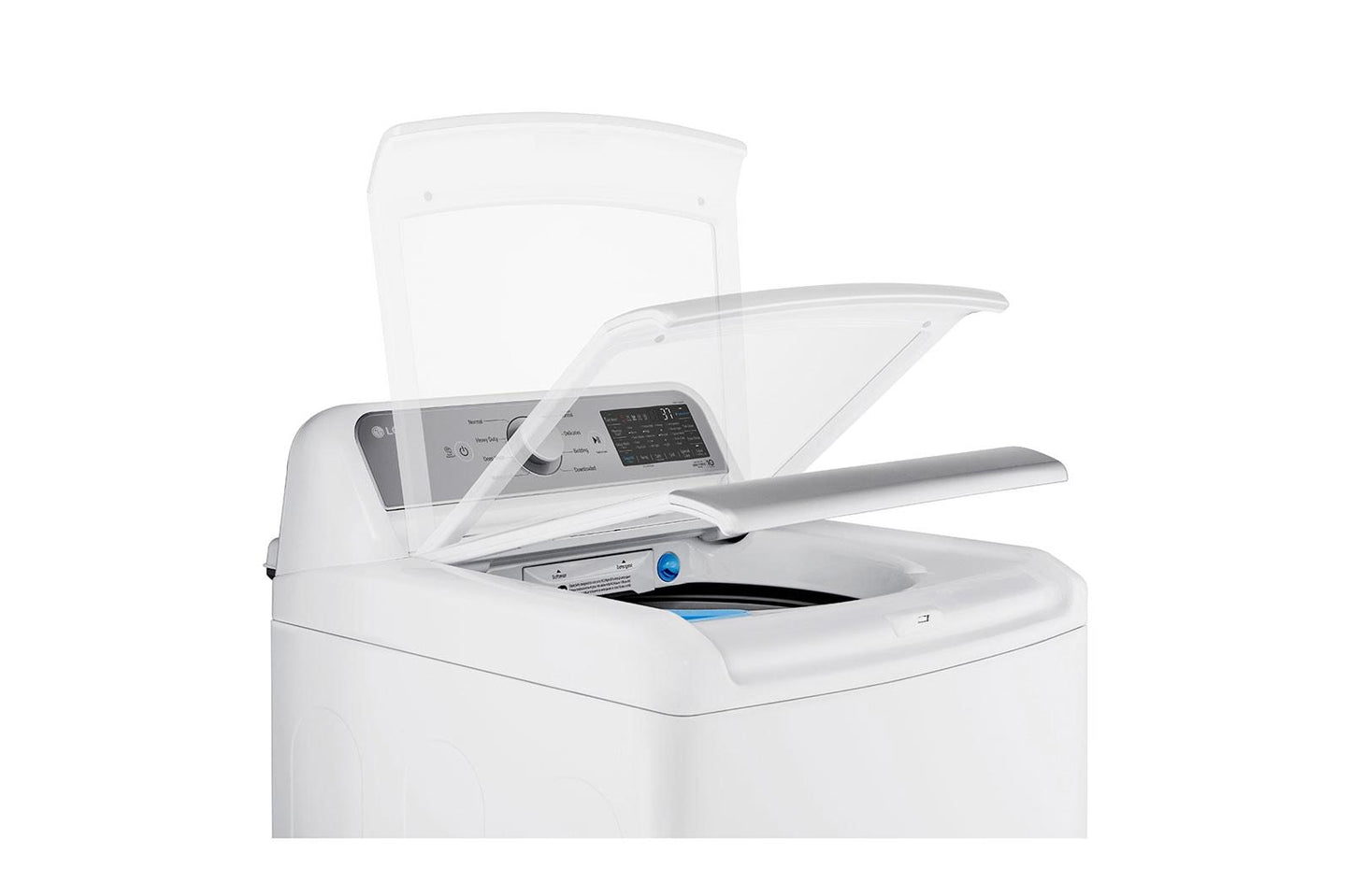Lg 5.3 cu.ft. Mega Capacity Smart wi-fi Enabled Top Load Washer with 4-Way™ Agitator