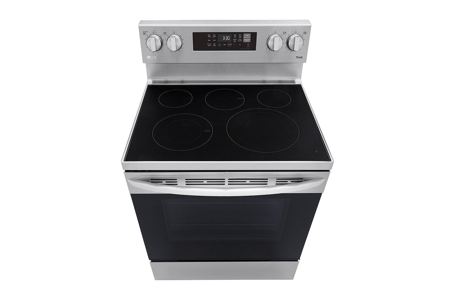 Lg LREL6323S 6.3 cu. ft. Smart Wi-Fi Enabled Fan Convection Electric Range with Air Fry & EasyClean®