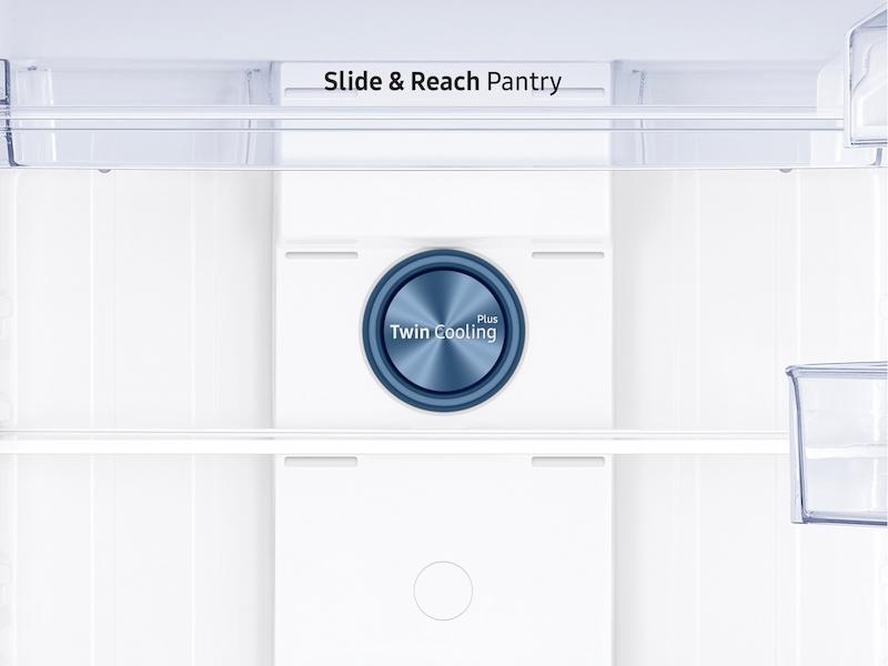 Samsung 21 cu. ft. Top Freezer Refrigerator with FlexZone™ in Stainless Steel