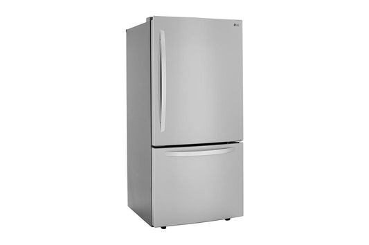 Lg LRDCS2603S 26 cu. ft. 33 Inch Wide Bottom Freezer Refrigerator - Stainless Steel