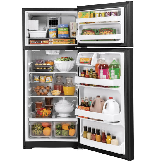 GIE18GTNRBB GE® ENERGY STAR® 17.5 Cu. Ft. Top-Freezer Refrigerator