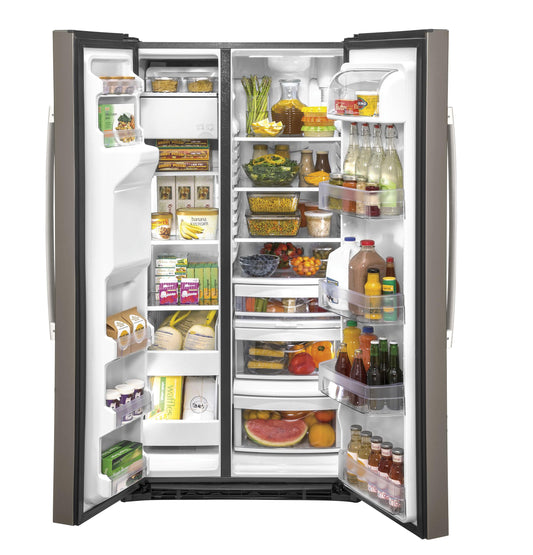GSS25IMNES GE® 25.1 Cu. Ft. Side-By-Side Refrigerator