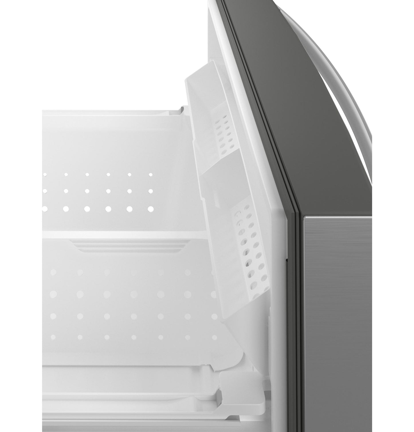 PVD28BYNFS GE Profile™ ENERGY STAR® 27.9 Cu. Ft. Smart Fingerprint Resistant 4-Door French-Door Refrigerator with Door In Door