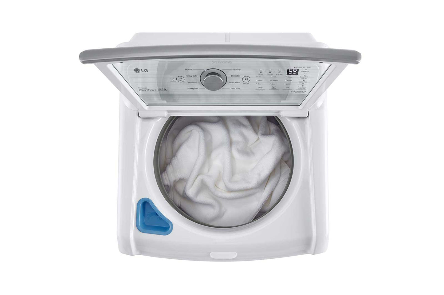 Lg WT7150CW 5.0 cu. ft. Mega Capacity Top Load Washer with TurboDrum™ Technology