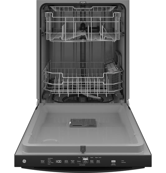 GDT630PGRBB GE® ENERGY STAR® Top Control with Plastic Interior Dishwasher with Sanitize Cycle & Dry Boost