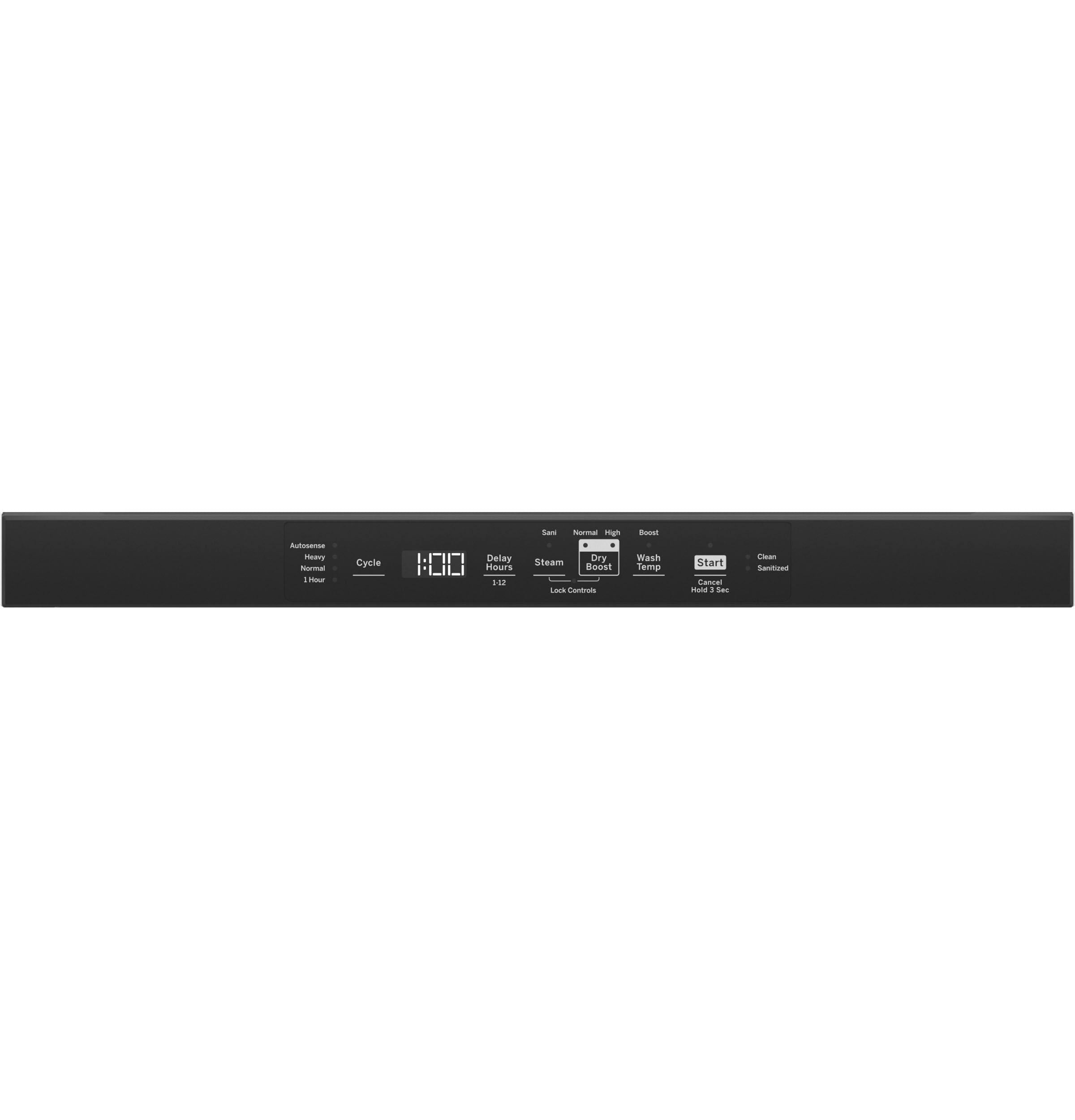 GDT550PGRWW GE® ENERGY STAR® Top Control with Plastic Interior Dishwasher with Sanitize Cycle & Dry Boost