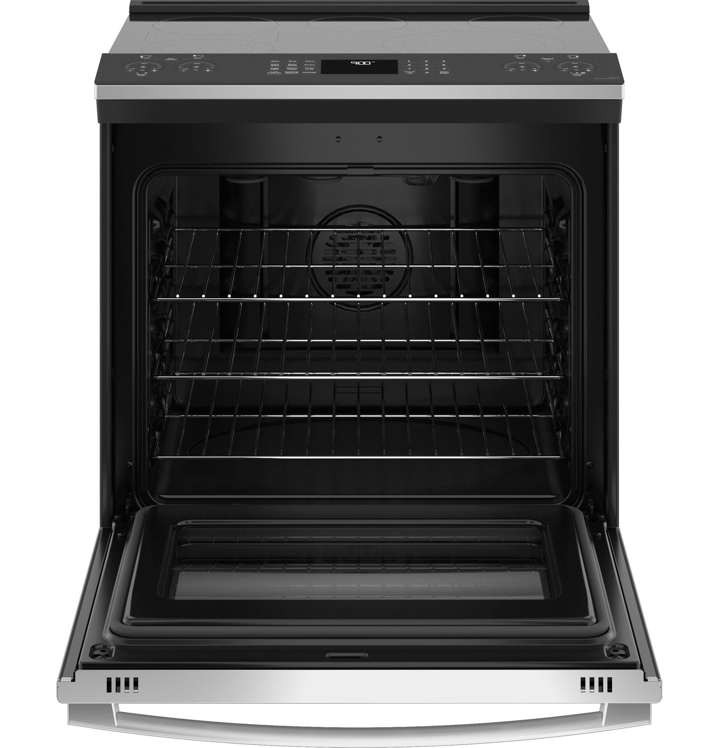 PSS93YPFS GE Profile™ 30" Smart Slide-In Electric Convection Fingerprint Resistant Range with No Preheat Air Fry