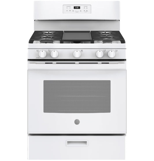 JGBS66DEKWW GE® 30" Free-Standing Gas Range