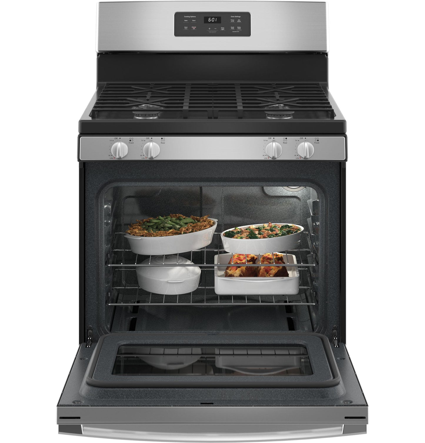 JGBS61RPSS GE 30" Free-Standing Gas Range