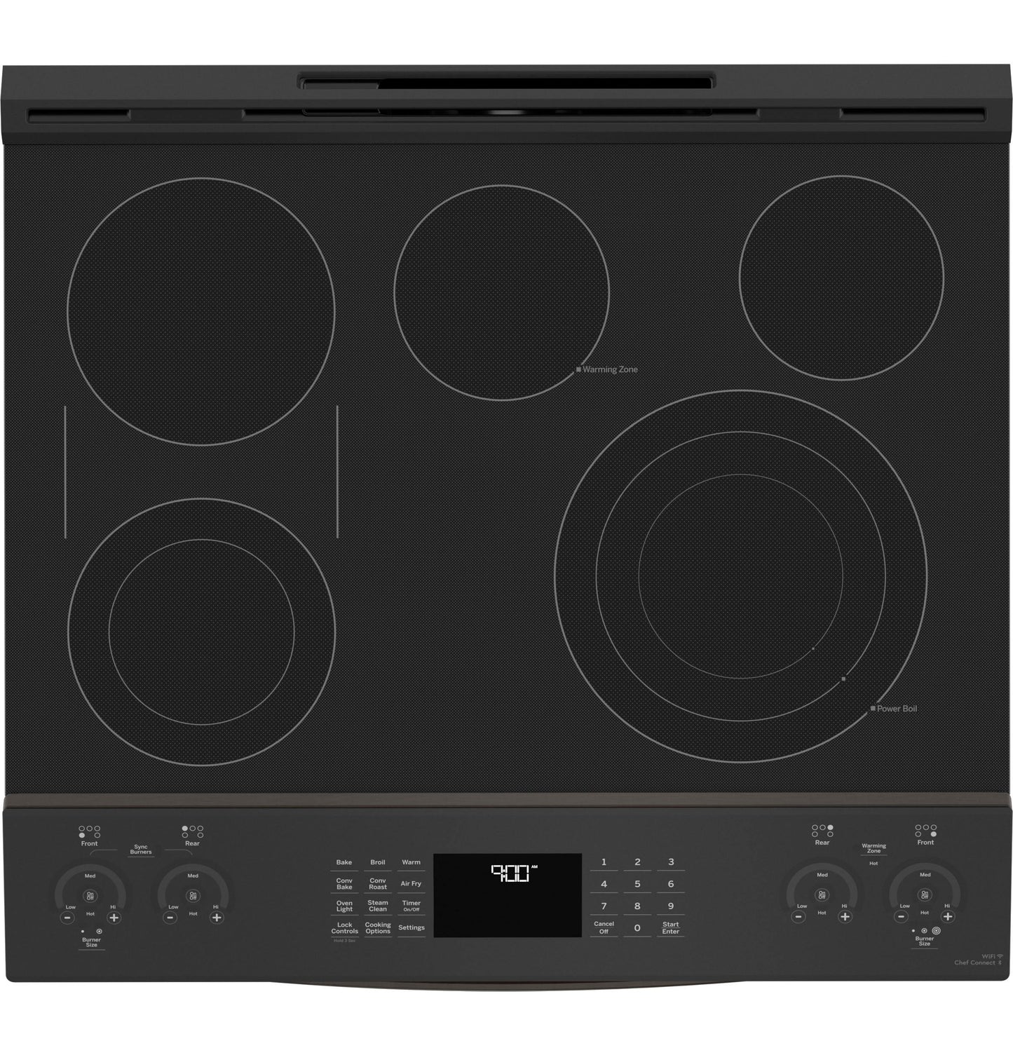 PSS93BPTS GE Profile™ 30" Smart Slide-In Electric Convection Range with No Preheat Air Fry