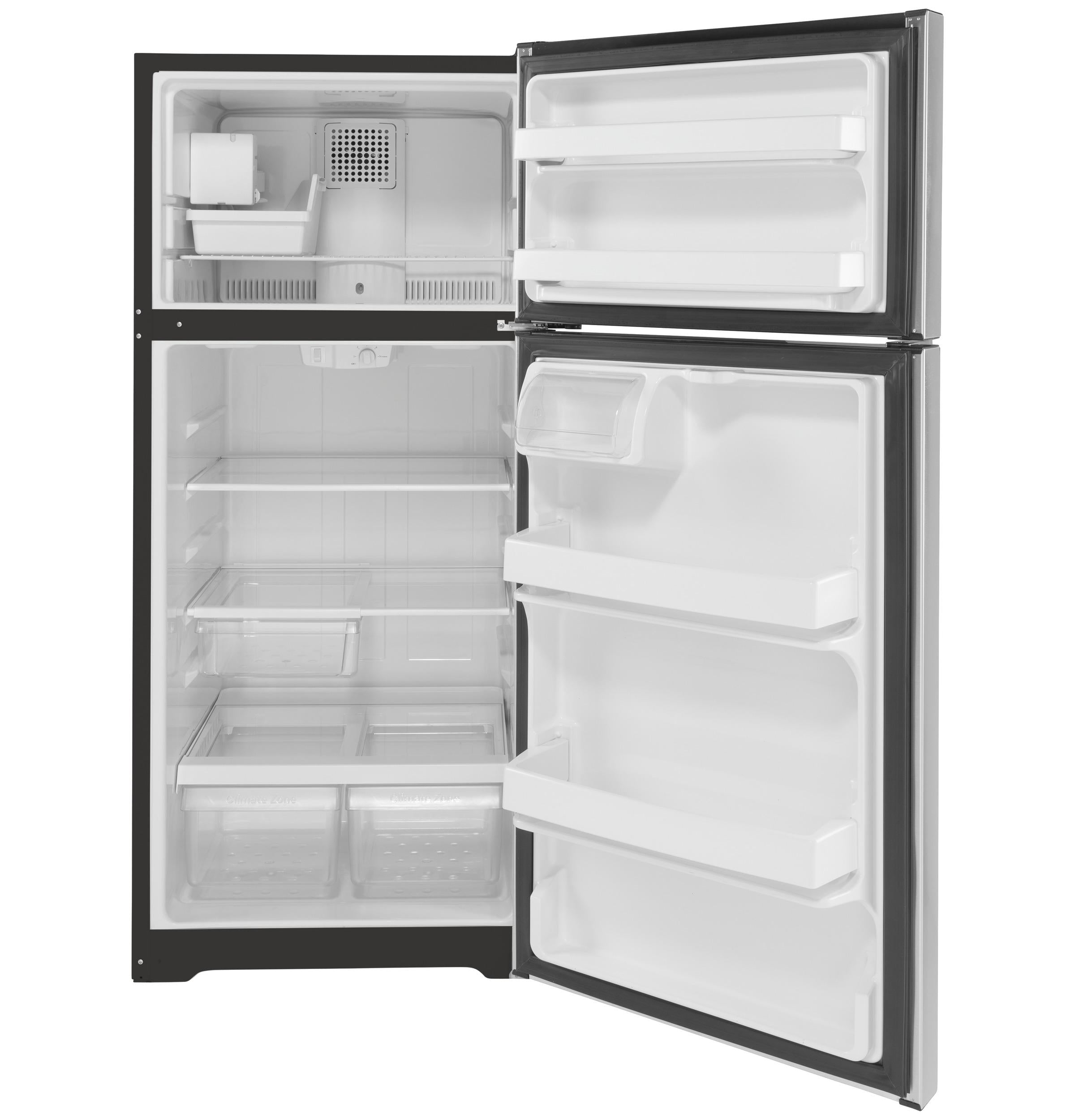 GIE17GSNRSS GE® ENERGY STAR® 16.6 Cu. Ft. Top-Freezer Refrigerator