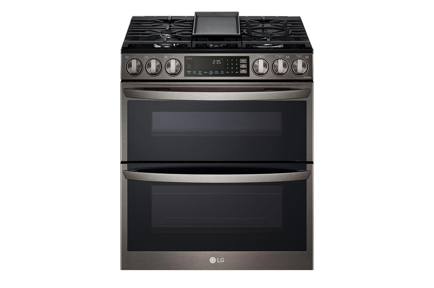 Lg LTGL6937D 6.9 cu. ft. Smart Gas Double Oven Slide-in Range with InstaView®, ProBake® Convection, Air Fry, and Air Sous Vide