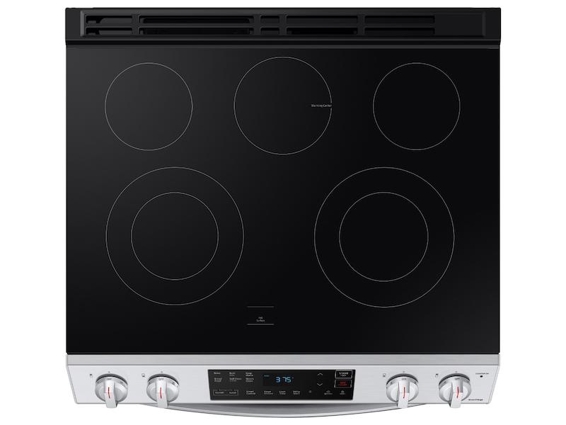 SAMSUNG 6.3 cu. ft. Smart Slide-in Electric Range in Stainless Steel