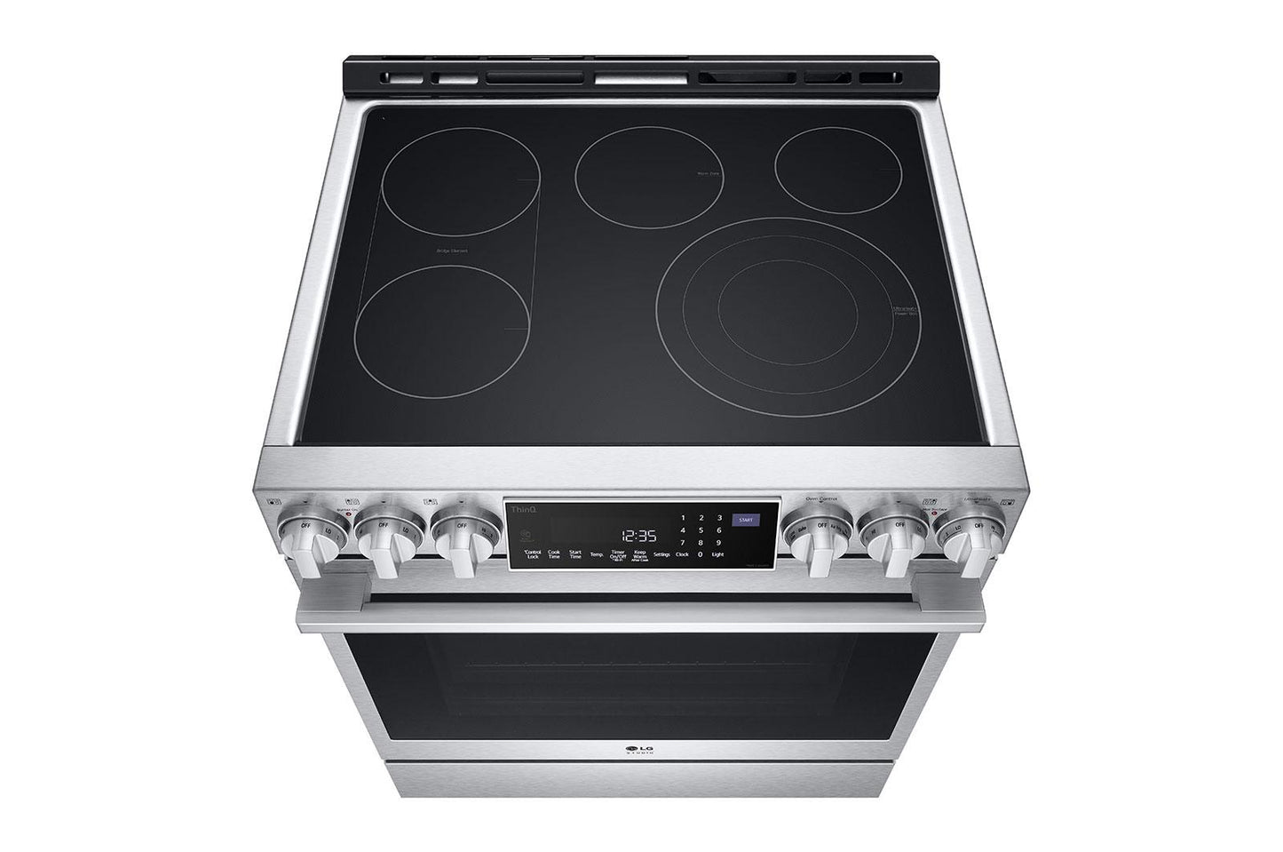 LSES6338F LG STUDIO 6.3 cu. ft. InstaView® Electric Slide-in Range with ProBake Convection® and Air Fry