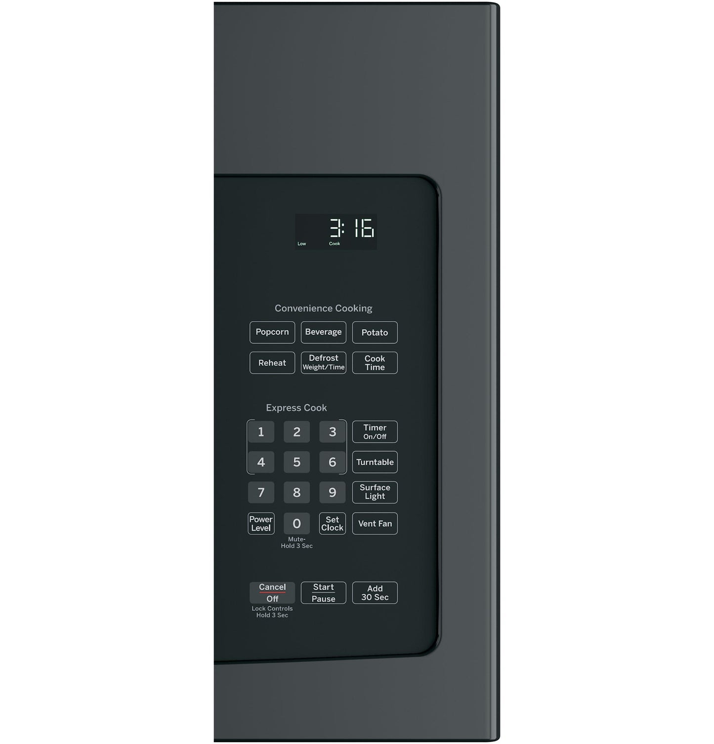 JVM3162DJBB GE® 1.6 Cu. Ft. Over-the-Range Microwave Oven