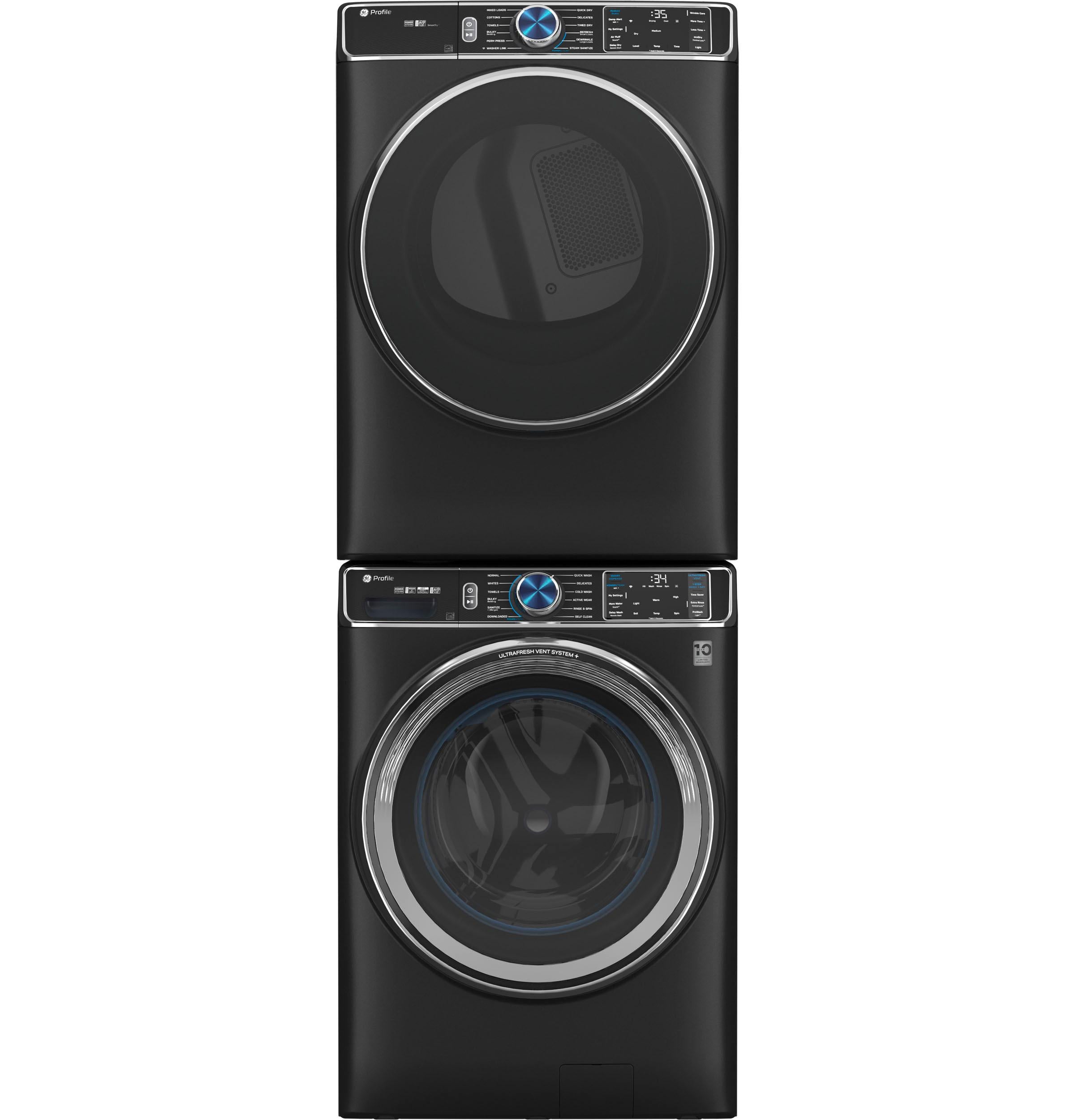 GE Profile™ ENERGY STAR® 7.8 cu. ft. Capacity Smart Front Load Gas Dryer with Steam and Sanitize Cycle