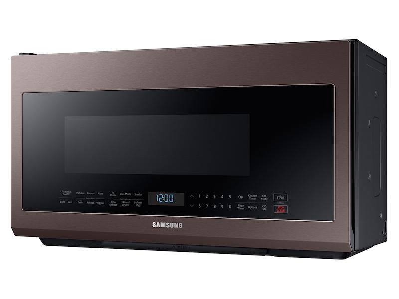 Bespoke Over-the-Range Microwave 2.1 cu. ft. with Sensor Cooking in Fingerprint Resistant Tuscan Stainless Steel