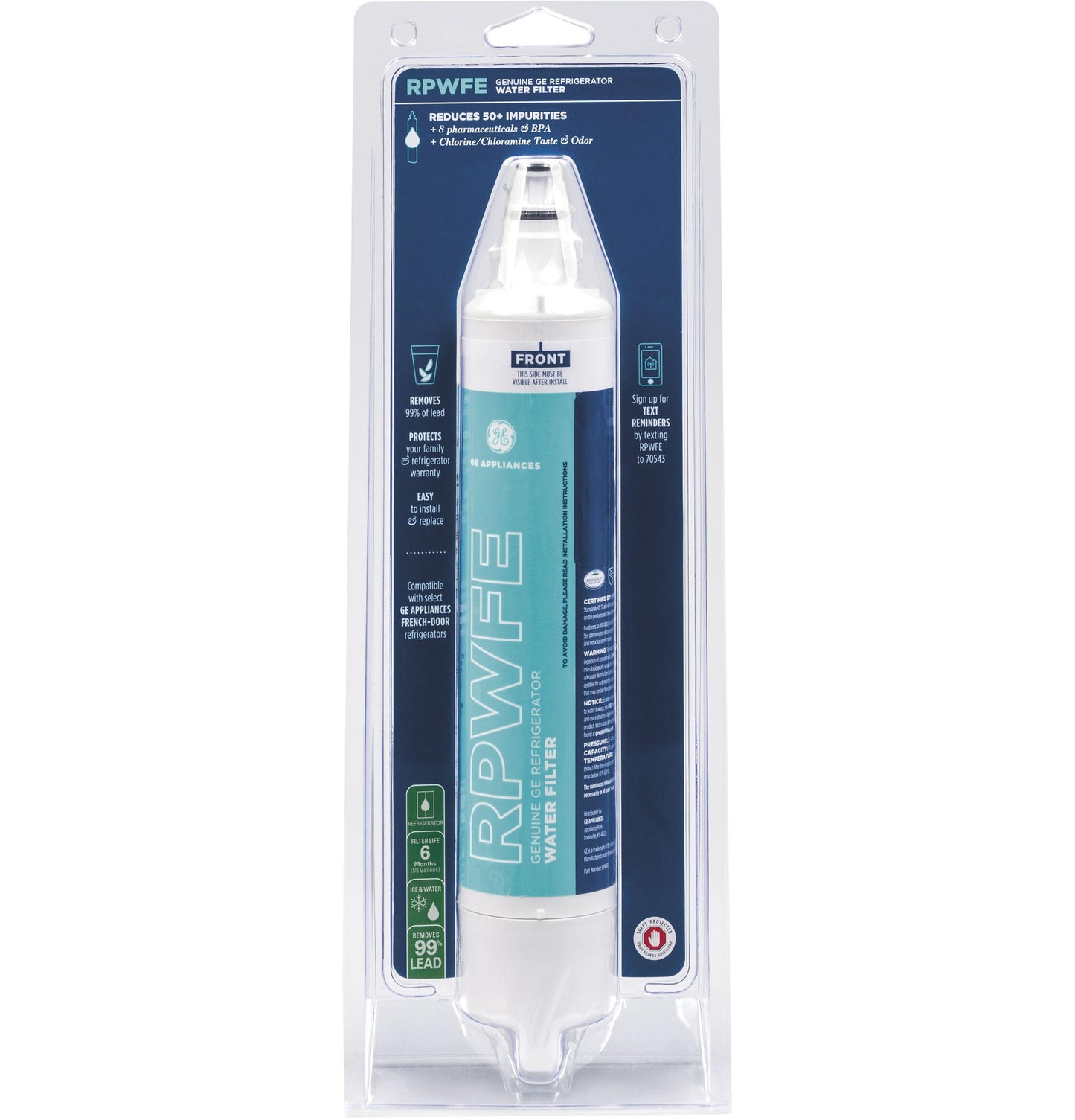 GE® RPWFE REFRIGERATOR WATER FILTER
