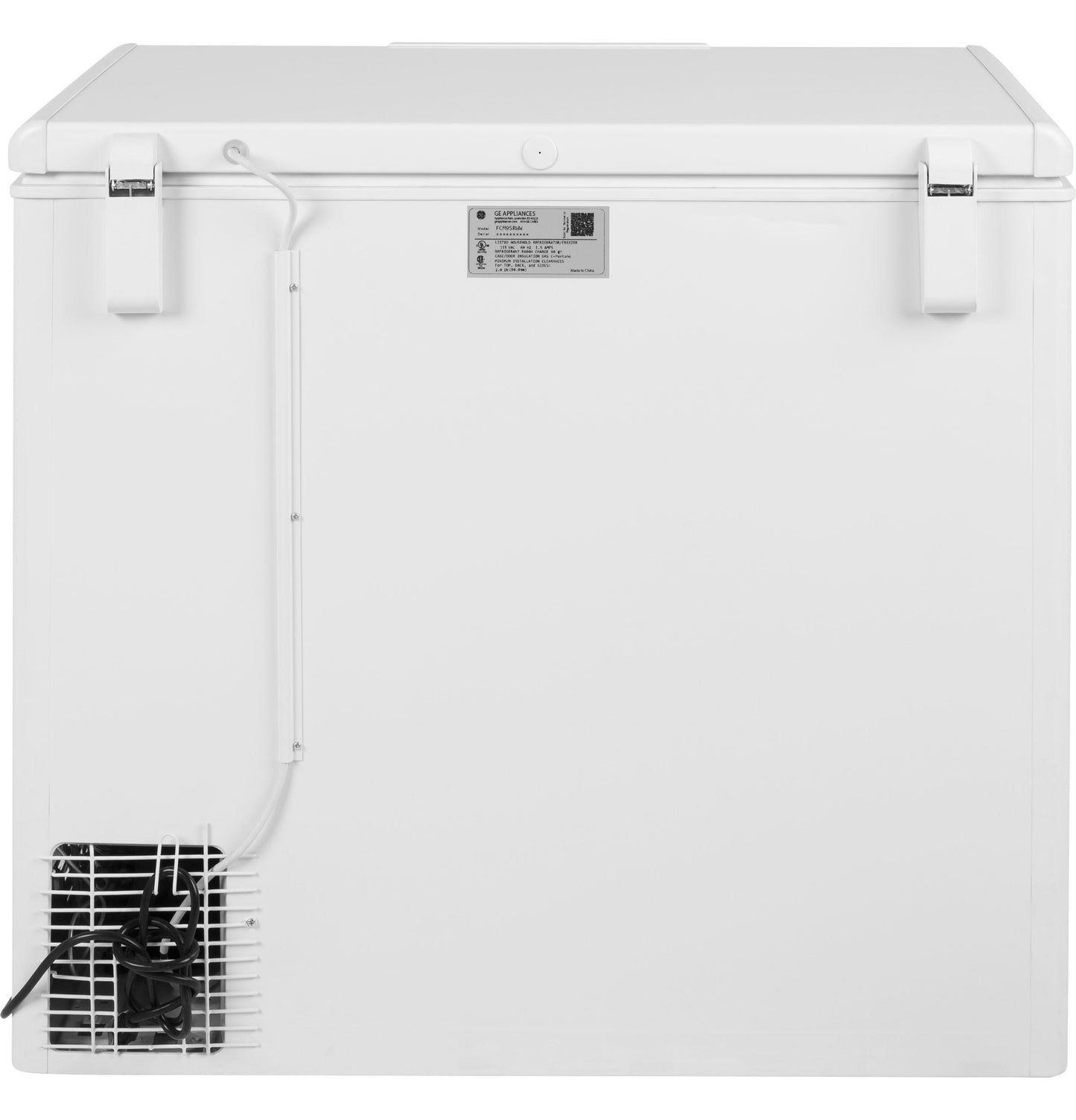 FCM9SRWW GE 8.8 Cu. Ft. Manual Defrost Chest Freezer