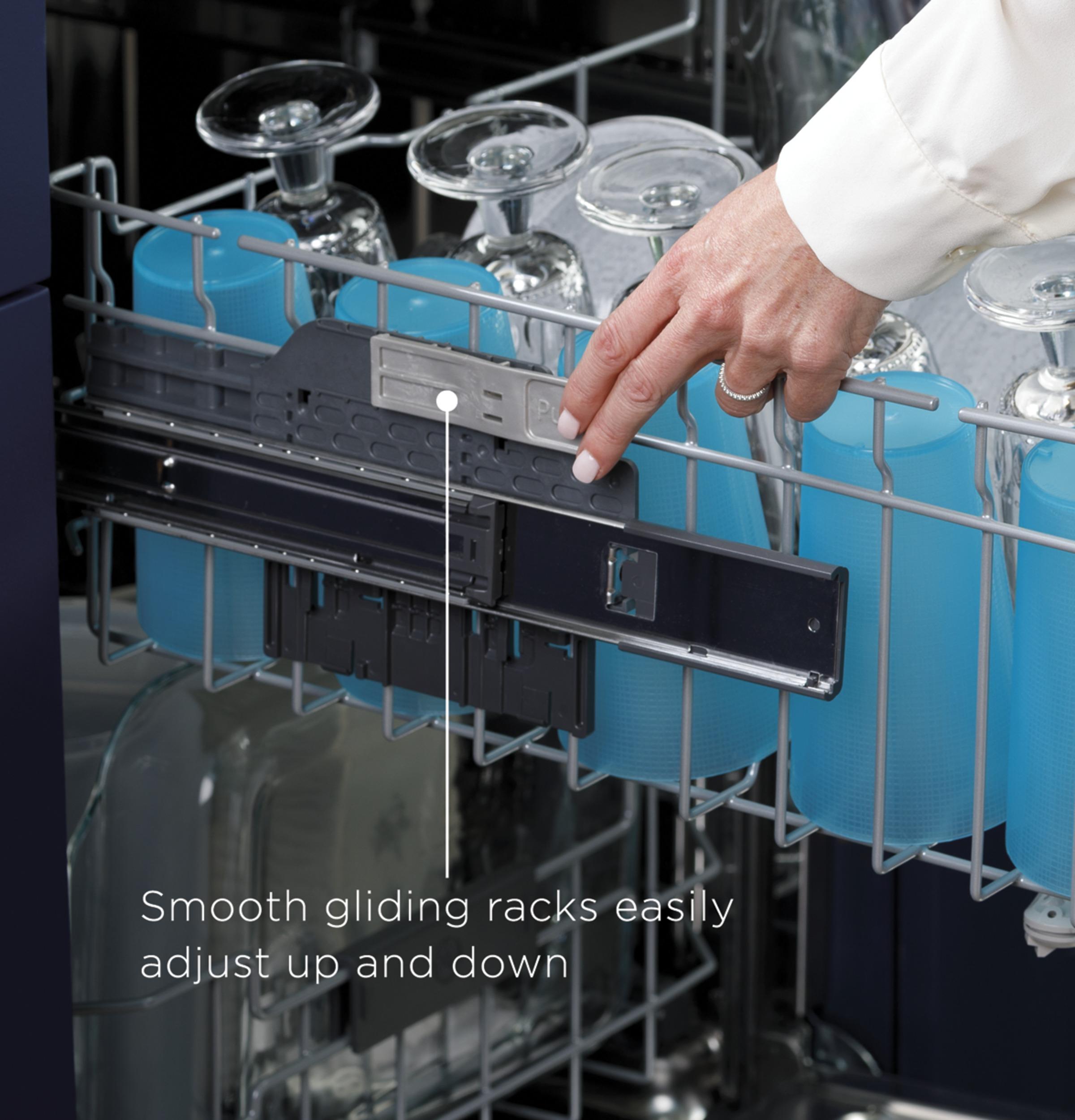 GE® Top Control with Stainless Steel Interior Dishwasher with Sanitize Cycle & Dry Boost with Fan Assist