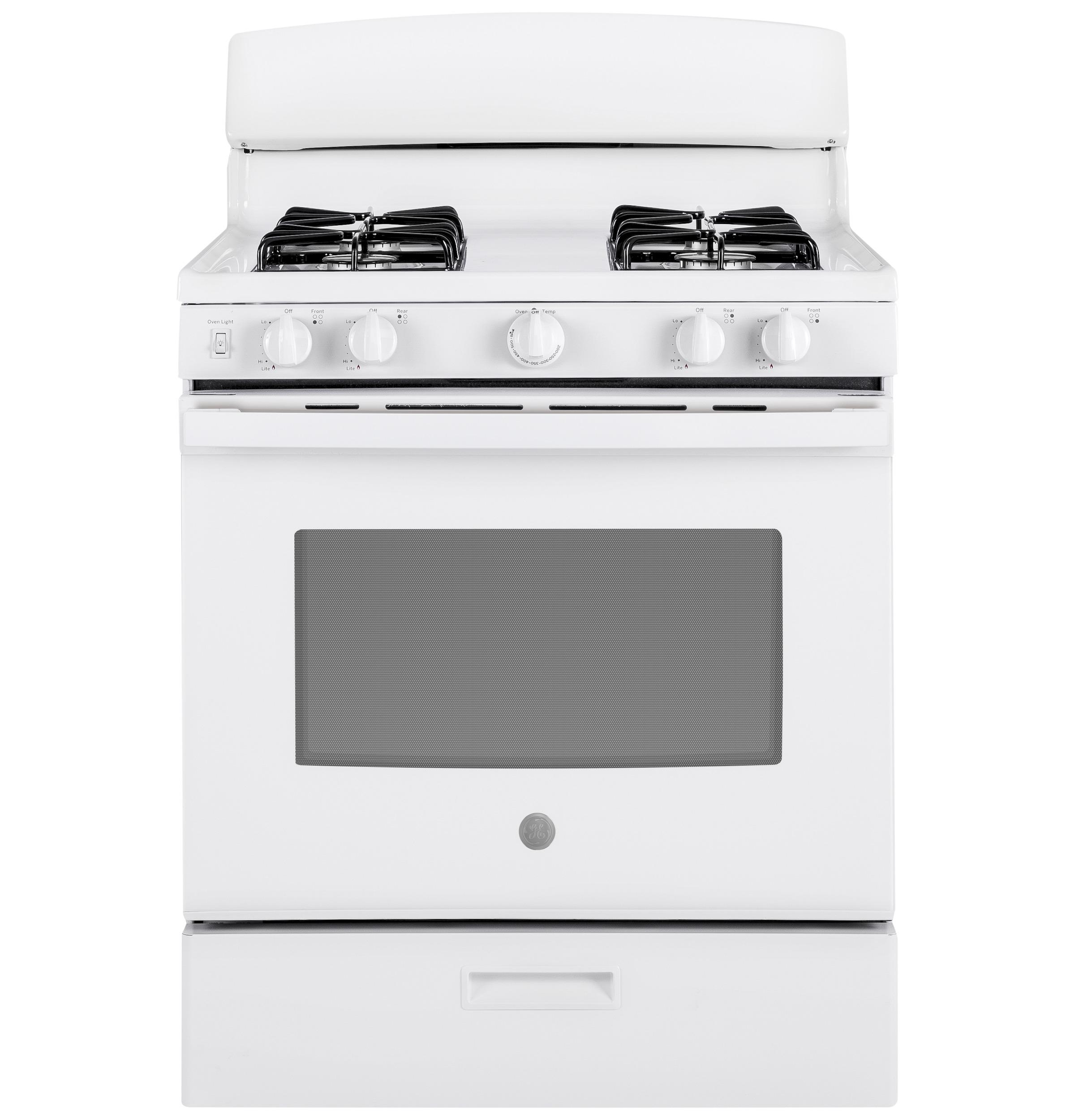 JGBS30DEKWW GE® 30" Free-Standing Gas Range