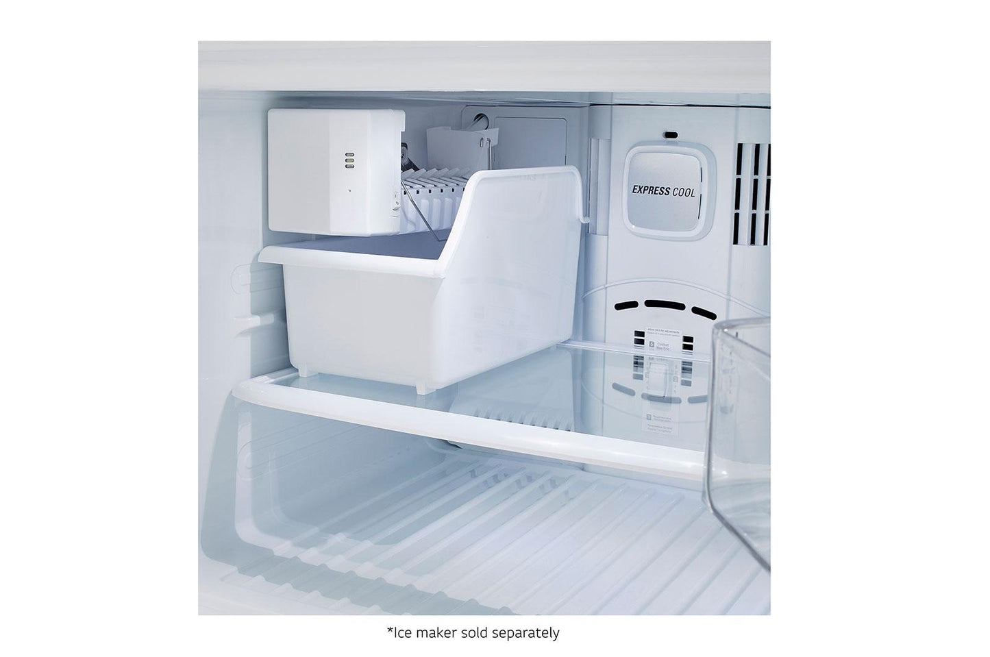 Lg LTCS20020S 20 cu. ft. 30 Inch Wide Top Freezer Refrigerator - Stainless Steel
