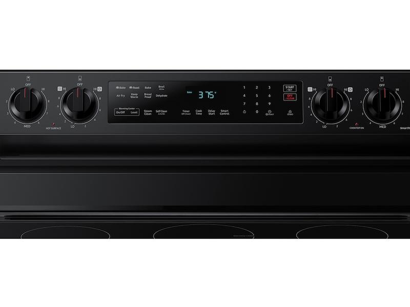 Samsung NE63A6511SB 6.3 cu. ft. Smart Freestanding Electric Range with No-Preheat Air Fry & Convection in Black