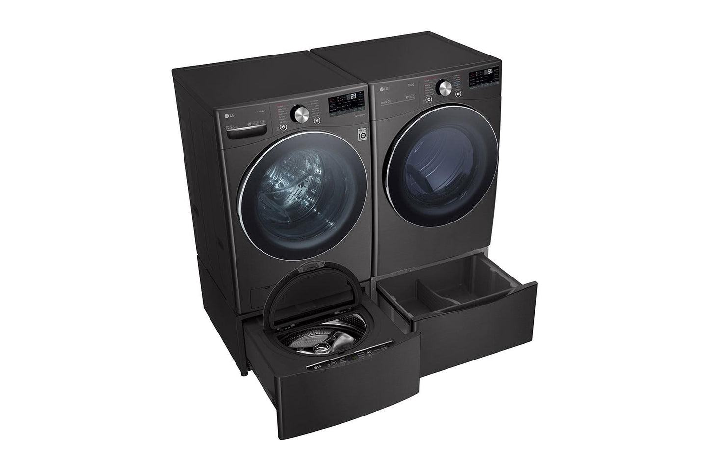 Lg DLEX4200B 7.4 cu. ft. Ultra Large Capacity Smart Wi-Fi Enabled Front Load Electric Dryer with TurboSteam™ and Built-In Intelligence