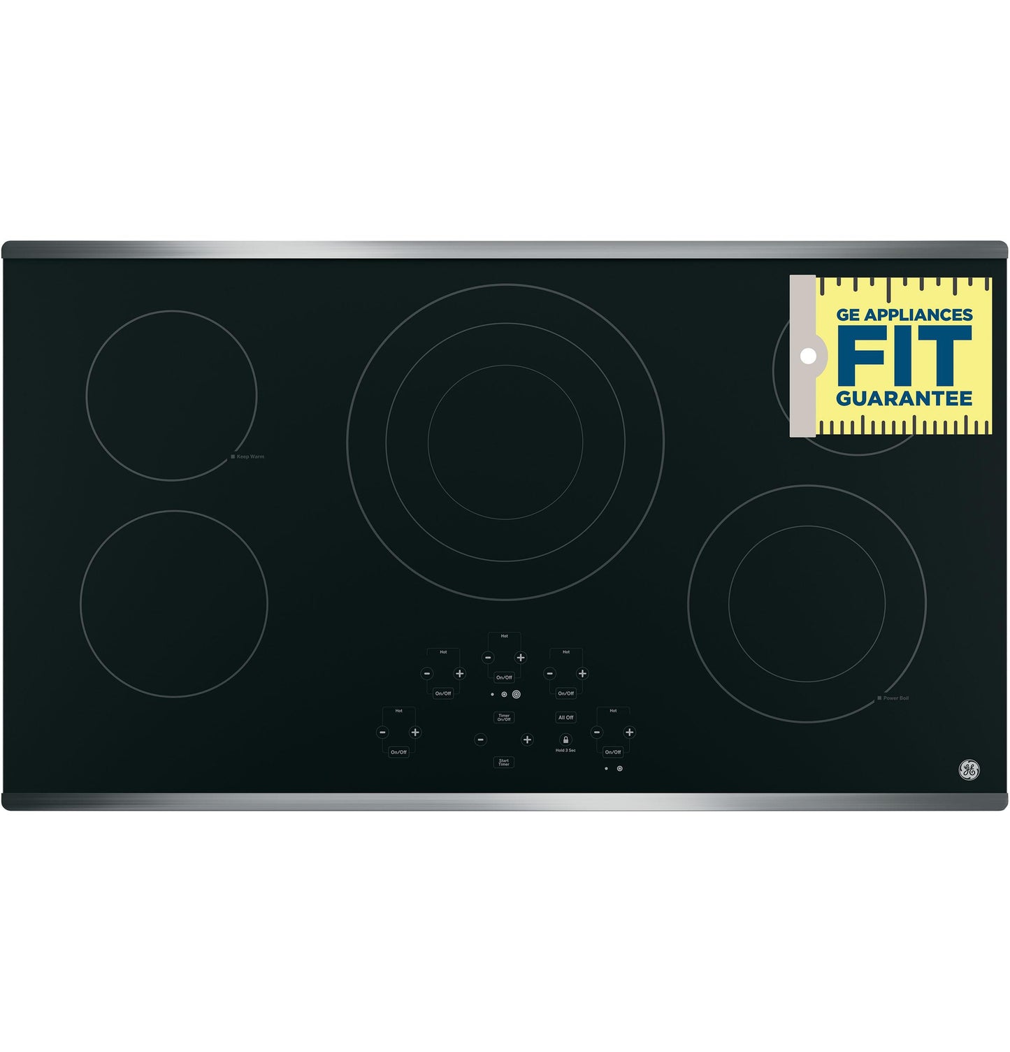 JP5036SJSS GE® 36" Built-In Touch Control Electric Cooktop