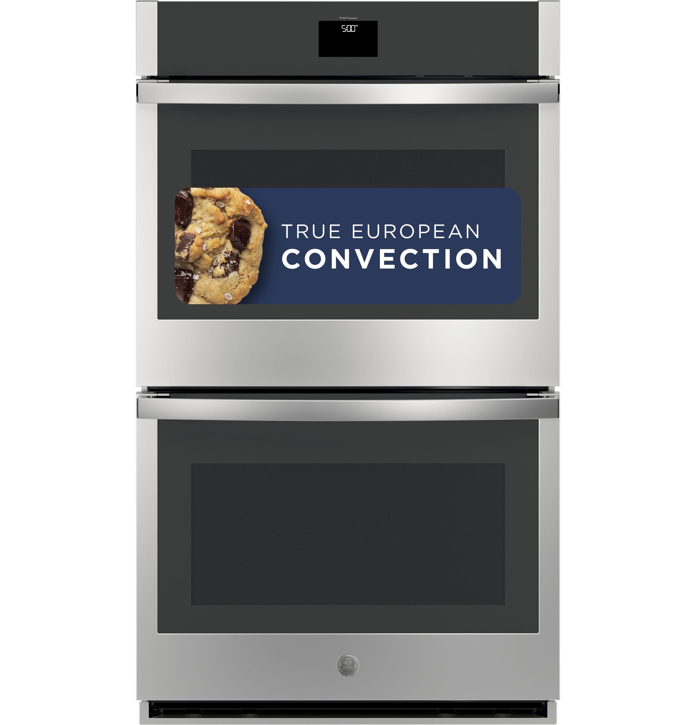 GE® 30" Smart Built-In Self-Clean Convection Double Wall Oven with Never Scrub Racks