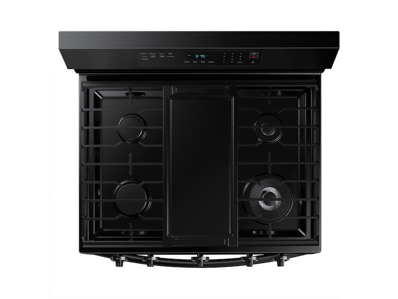 Samsung NX60A6511SB 6.0 cu. ft. Smart Freestanding Gas Range with Integrated Griddle in Black